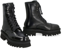 Load image into Gallery viewer, Leather combat boots