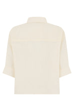 Load image into Gallery viewer, Linen short-sleeved shirt with print