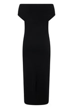 Load image into Gallery viewer, Midi dress with off-the-shoulders neckline