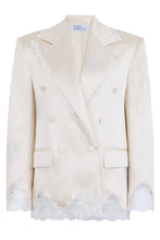 Load image into Gallery viewer, Double-breasted jacket with lace