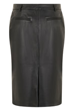 Load image into Gallery viewer, Leather midi skirt
