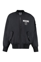 Load image into Gallery viewer, Moschino Smiley padded bomber jacket