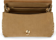 Load image into Gallery viewer, Small hand postal bag in leather