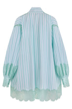 Load image into Gallery viewer, Oversized shirt with lace details