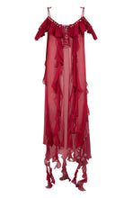 Load image into Gallery viewer, Midi dress with ruffles