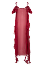Load image into Gallery viewer, Midi dress with ruffles