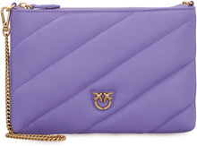 Load image into Gallery viewer, Love Simply quilted leather shoulder bag