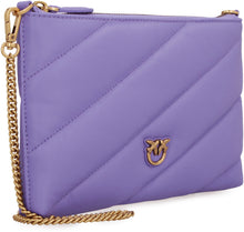 Load image into Gallery viewer, Love Simply quilted leather shoulder bag