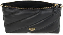 Load image into Gallery viewer, Love Simply quilted leather shoulder bag