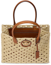 Load image into Gallery viewer, Medusa tote bag in raffia