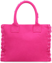 Load image into Gallery viewer, Beach Shopper canvas tote bag