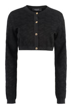 Load image into Gallery viewer, Jacquard knit cardigan