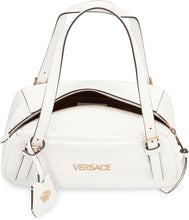 Load image into Gallery viewer, Versace Tag leather shoulder bag