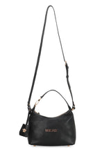 Load image into Gallery viewer, Versace Tag hobo bag in leather with embossed logo