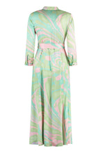 Load image into Gallery viewer, Sushi printed shirtdress