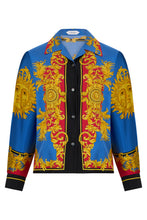 Load image into Gallery viewer, Silk shirt with print