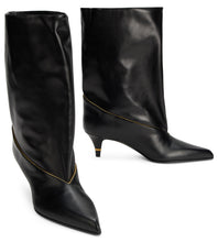 Load image into Gallery viewer, Stiletto heeled boots in leather