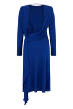 Load image into Gallery viewer, Midi dress with draping