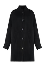 Load image into Gallery viewer, Long coat in double fabric