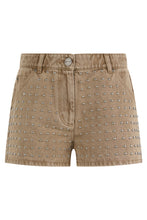 Load image into Gallery viewer, Denim shorts with studs