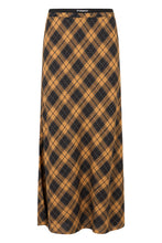 Load image into Gallery viewer, Long dress with checks and rhinestones