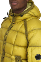 Load image into Gallery viewer, Hooded full-zip down jacket