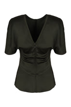 Load image into Gallery viewer, Draped sleeve blouse