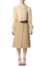 Load image into Gallery viewer, Illustration silk blouse