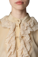 Load image into Gallery viewer, Illustration silk blouse