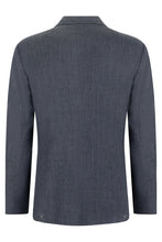 Load image into Gallery viewer, Double-breasted jacket in a blend of wool, silk, and linen