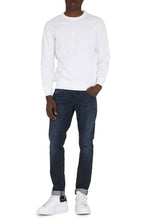 Load image into Gallery viewer, Cotton crew-neck sweatshirt with logo