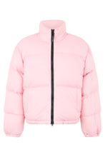 Load image into Gallery viewer, Down jacket with zip and collar