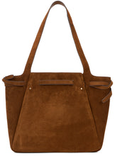 Load image into Gallery viewer, Nubuck leather tote bag