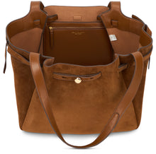 Load image into Gallery viewer, Nubuck leather tote bag