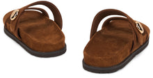 Load image into Gallery viewer, Low sandals in smooth leather
