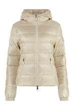 Load image into Gallery viewer, Gles hooded full-zip down jacket