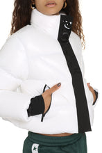 Load image into Gallery viewer, Claret quilted down jacket
