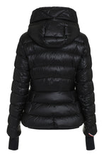 Load image into Gallery viewer, Armoniques hooded nylon down jacket