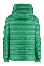 Load image into Gallery viewer, Dalles hooded full-zip down jacket