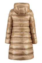 Load image into Gallery viewer, Cambales long hooded down jacket