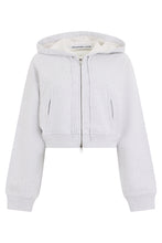 Load image into Gallery viewer, Crop hoodie with zip
