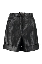 Load image into Gallery viewer, Licabetto vegan leather shorts