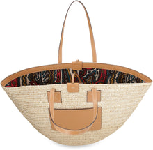Load image into Gallery viewer, Raffia tote bag