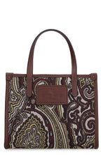 Load image into Gallery viewer, Globetrotter Jacquard fabric mini-tote bag