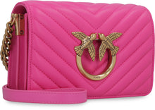 Load image into Gallery viewer, Love Click Mini quilted leather crossbody bag