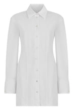 Load image into Gallery viewer, Cotton dress with pearl buttons
