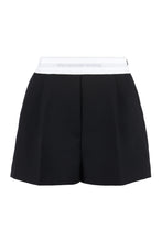 Load image into Gallery viewer, High waist wool shorts
