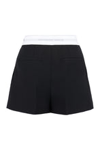 Load image into Gallery viewer, High waist wool shorts