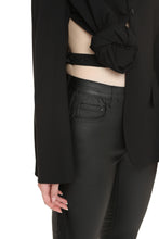 Load image into Gallery viewer, Baccala one button stretch wool blazer