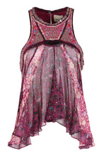 Load image into Gallery viewer, Onyle printed silk blouse